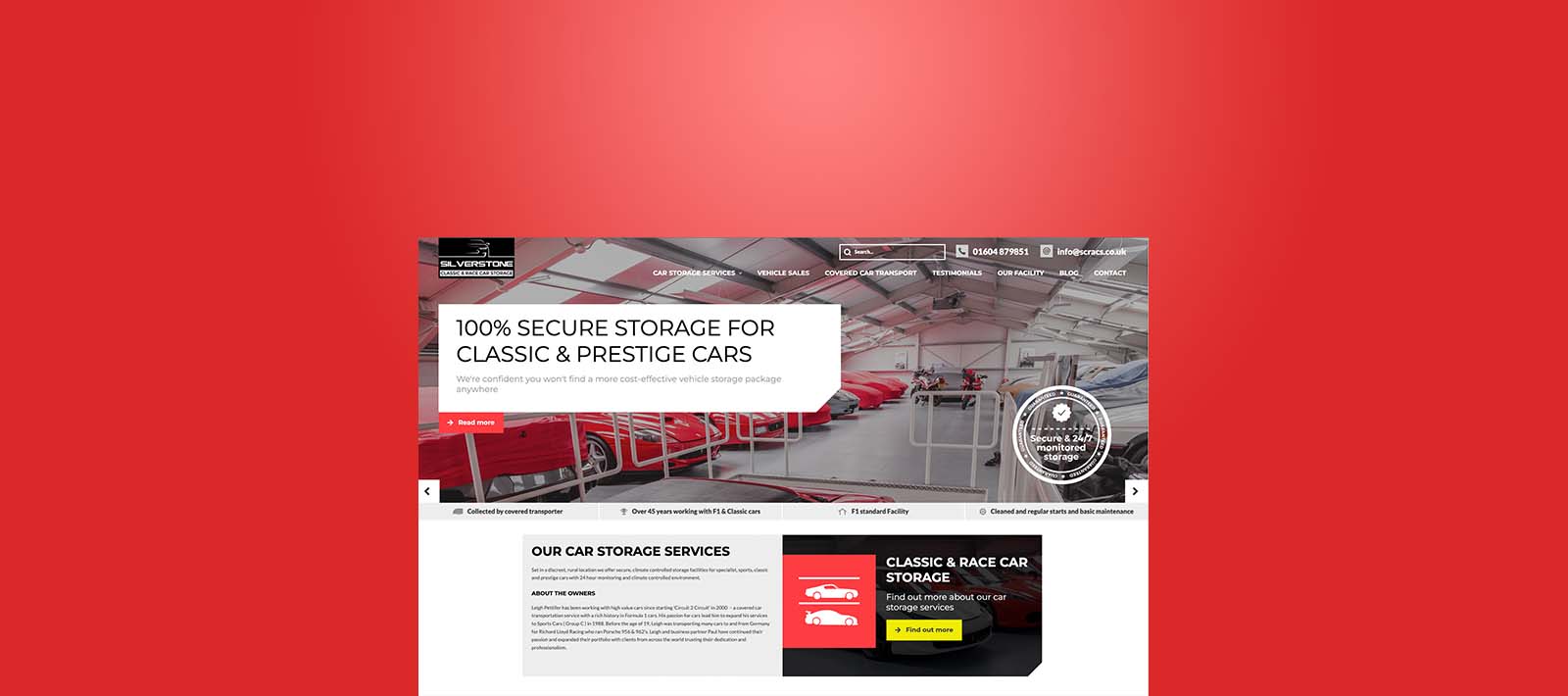 Silverstone Classic and Race Car Storage