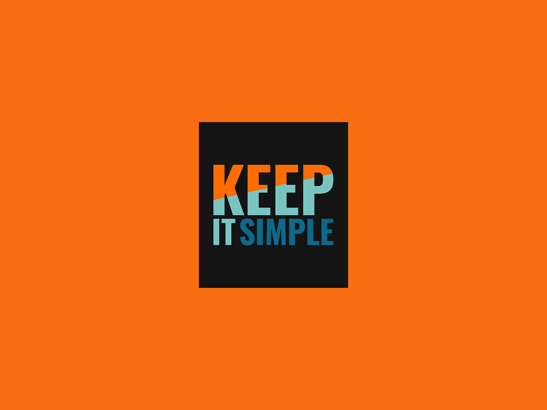 Web design and the UX KISS