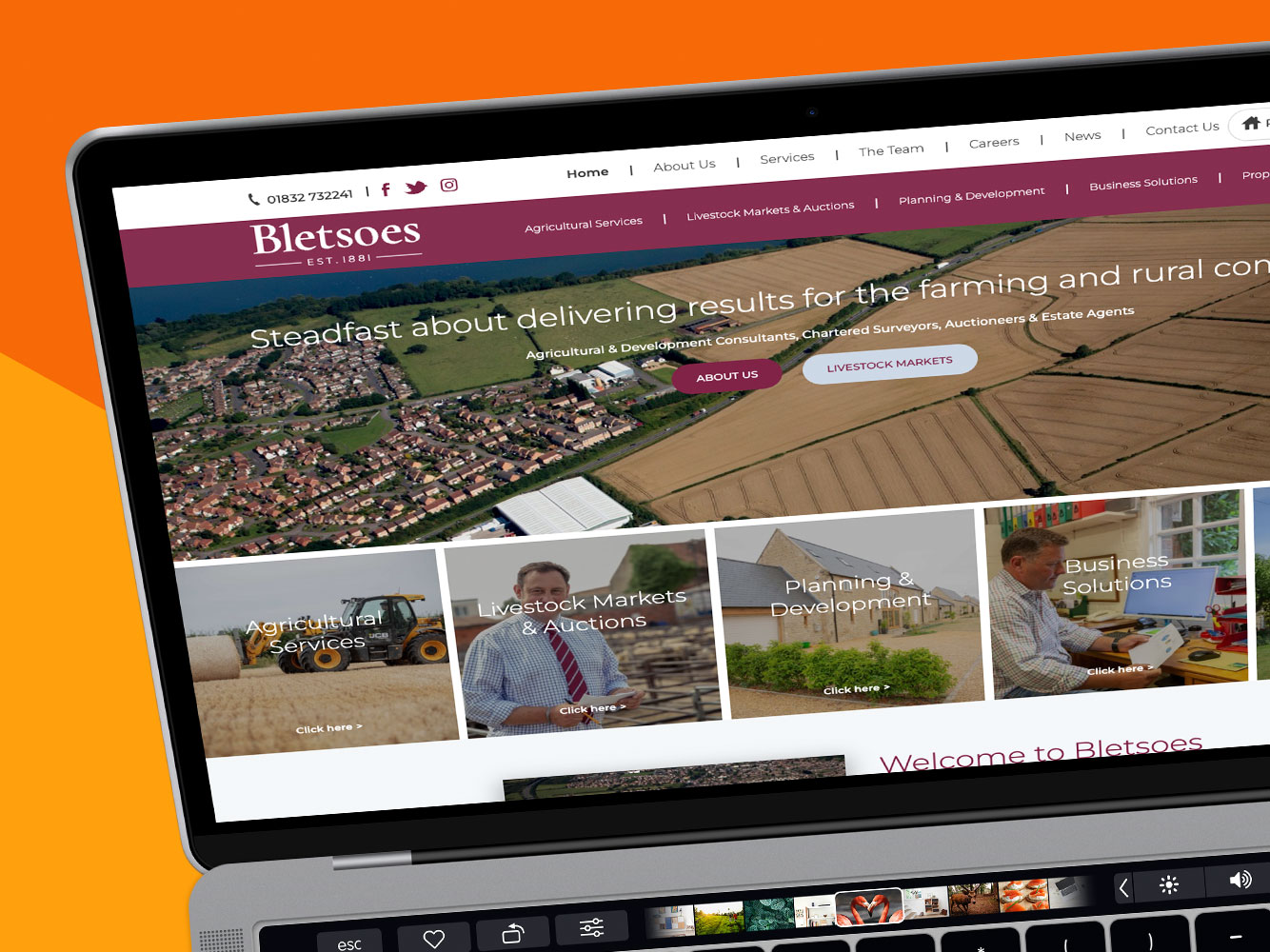 Bletsoes website