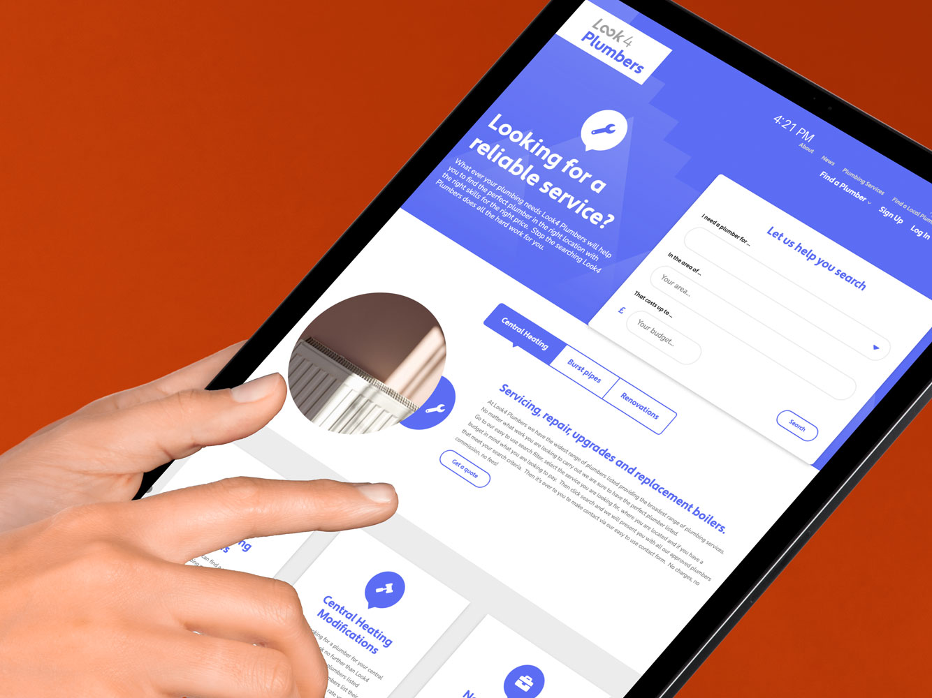 Website design at Newedge